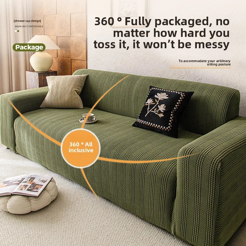 The New Sofa Cover Is Fully Covered with Anti-cat Scratch Protective Cover Elastic Anti-slip and Dust-proof Sofa Cover Fabric