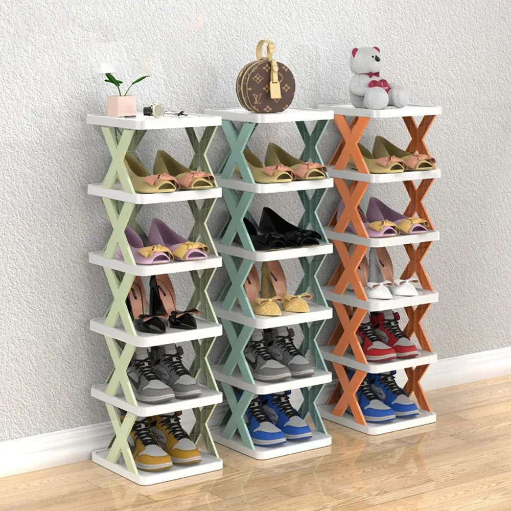 Shoes Racks Storage Organizer Detachable Shoe Racks Saves Family Household Rack Multi Layer Simple Shoes Shelf Color Cabinet