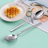 1Piece Tableware Spoon Stainless Steel Spoon Christmas Coffee Spoon High Quality Dessert Tea Ice Cream Fruit Spoon Tablewre
