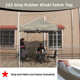 Thiened Four-Legged Umbrella Tent Top Cloth 3x3 Outdoor Sunade Waterproof Sun Protection Large Umbrella Canvas Stall