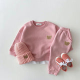 Kids Baby Girls Boys Clothes Costume Long sleeve Hooded Tracksuit Tops Pants Children Spring Outfits Baby Set infantil Newborn