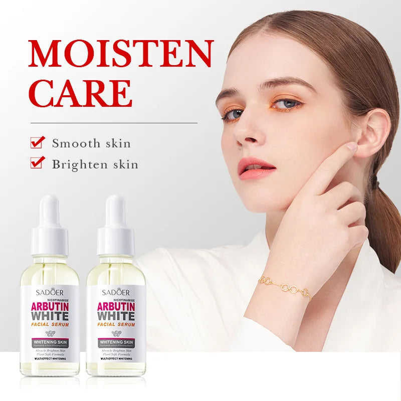 3pcs Arbutin Brightening Serum Facial Moisturizing Brightening  Firming Face Serum Facial Essence Skin Care