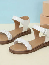 Girls sandals new summer medium and large children princess shoes soft sole shoes