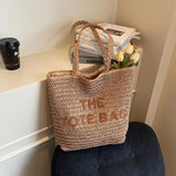2025 Woven Large Tote Bag for Women, Fashion Shoulder Bag Casual Handbag, Stylish Beach Bag Spacious Designer Purse Trendy