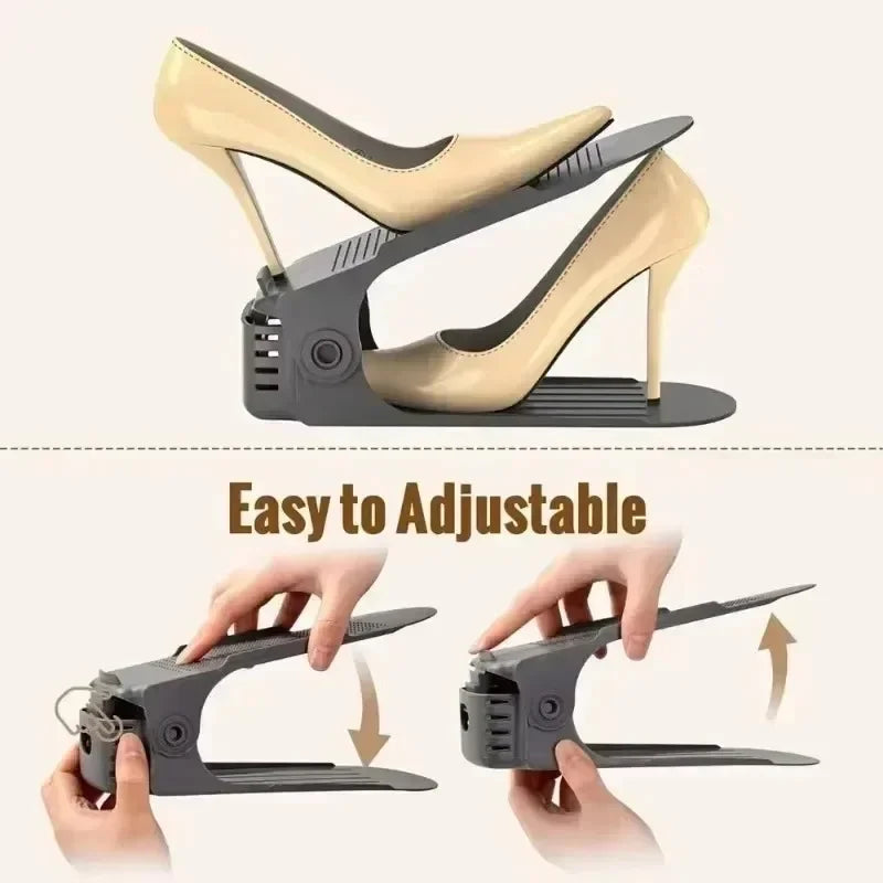 Shoe Rack Durable Thicken Adjustable That Saves Space with Support Slots Cabinet Brackets and Storage Racks for Storage Tools