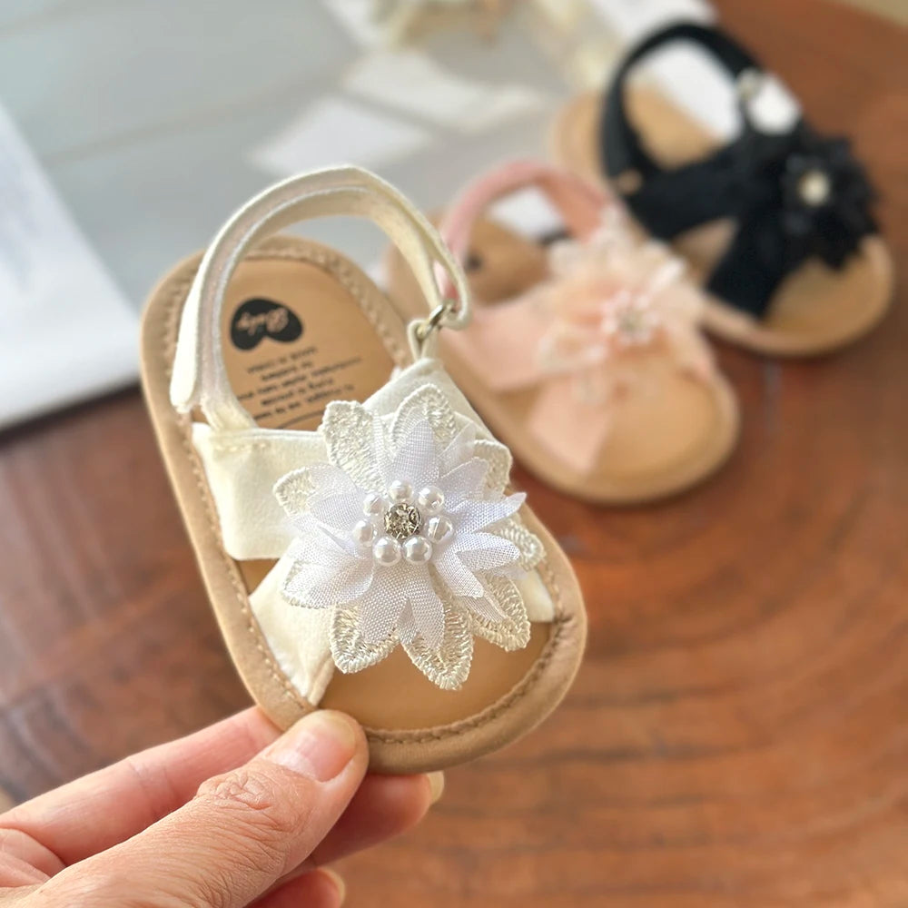 Baby Girls Sandals Summer Shoes Outdoor First Walker Toddler Girls Shoes For Summer