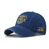 denim baseball cap for men women spring summer cap letters embroidery
