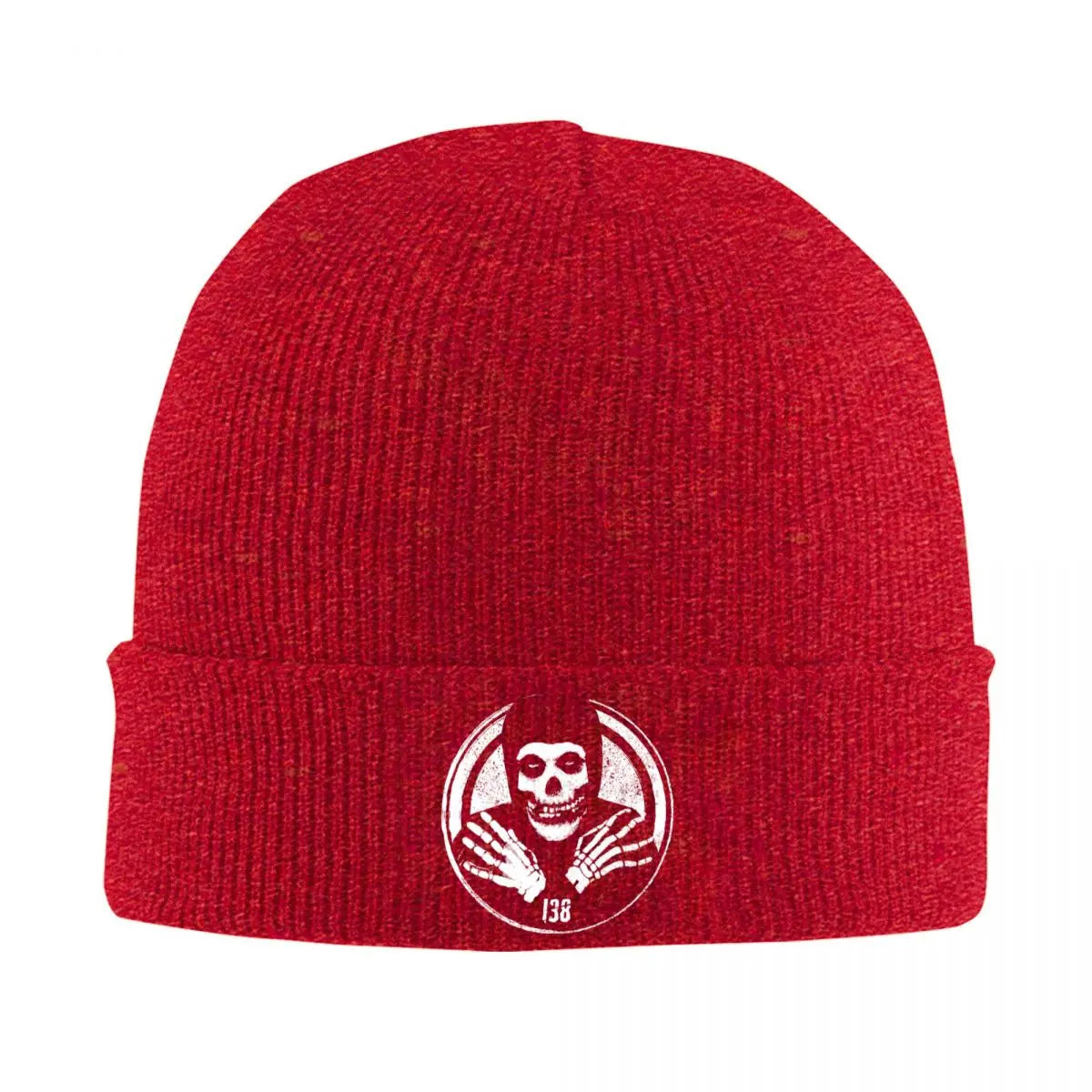 Crimson Ghost Misfits Knit Hat Beanie Winter Hats Warm New Skull Cap for Men Women Gift