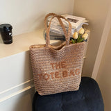2025 Woven Large Tote Bag for Women, Fashion Shoulder Bag Casual Handbag, Stylish Beach Bag Spacious Designer Purse Trendy