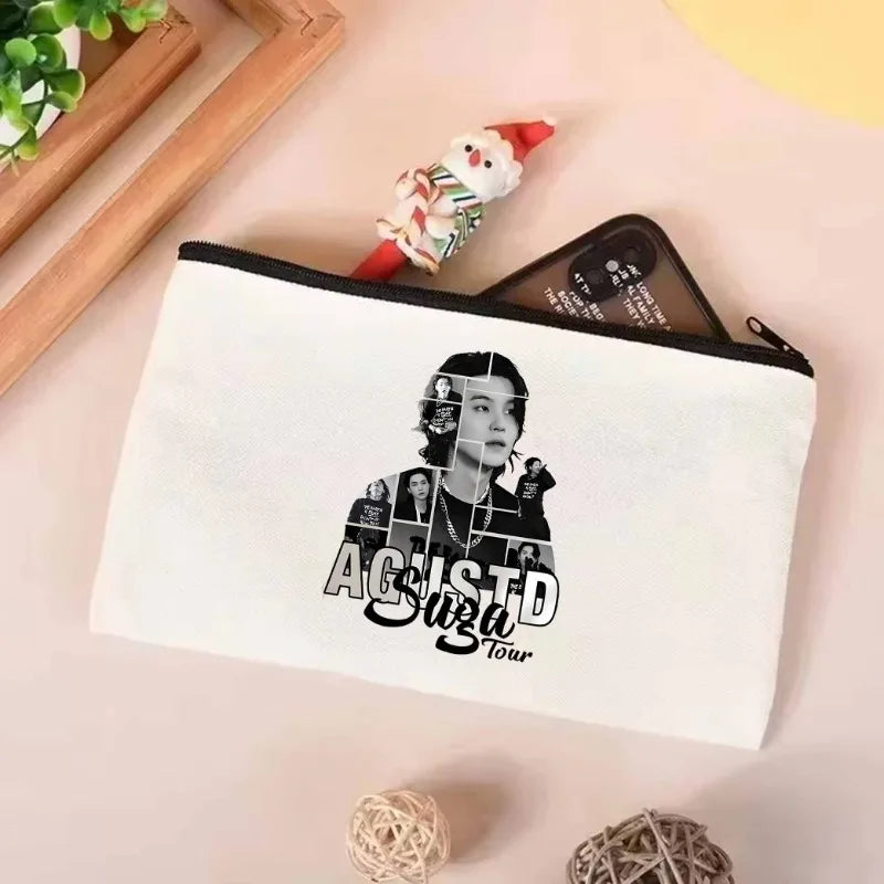 Agust D Day Movie Tote Bag Suga Agust D Tour Shoulder Bag Min Yoongi Tote Bag Agust D Fashion Canvas Bag Women’s Kpop Tote Bag