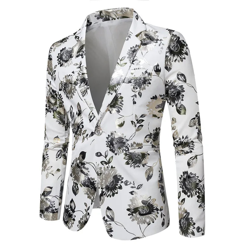 Blazers Masculino Homme Slim Fit for Men, 2025 Stylish Casual Solid Blazer, Business Wedding Party Outwear Coat Suit Top Regular