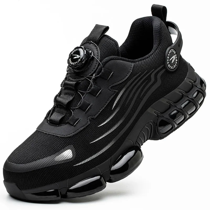 Indestructible Men Work Safety Boots Outdoor Military Boots Anti-smash Anti-puncture Industrial Shoes Men Boots Desert Boots