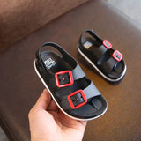 sandalias Antiskid Baby Girl Shoes British Non-slip Beach Sandals Kids Shoe Children Sandals Summer Boys PVC Buckle Kid Slippers