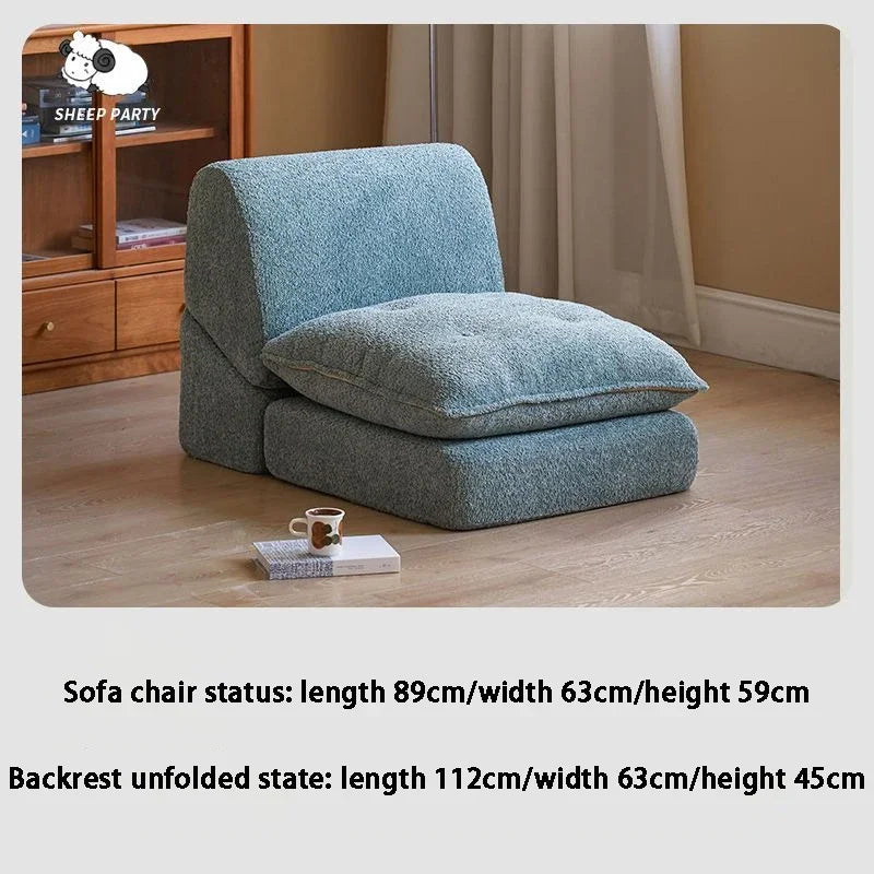 Comfortable Multifunctional Sofa Bed Children's Sofas Reclining Lazy Sleeping Beds Modern Tiny Home Portable Balcony Furniture