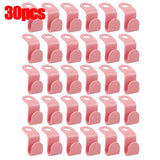 50/5Pcs Clothes Hanger Hooks Space Saving Closet Connector Hook Cascading Hanger Plastic Extender Clips Wardrobe Coat Organizer