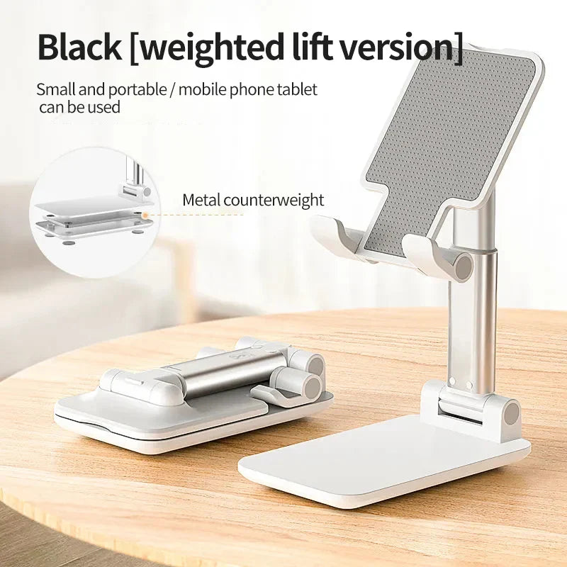 Desk Mobile Phone Holder Stand For IPhone IPad easyown Adjustable Desktop Tablet Holder Universal Table Cell Phone Stand