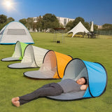 Silver Coated Small Folding Tent Automatic Instant Pop-up Mini Beach Tent Sunscreen UV Protection Sunshade Tent Summer