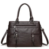 Elegant Handbags For Women High Quality Pu Leather Top-Handle Bags Purse Ladies Shoulder Crossbody Bag Casual Tote bolso purses