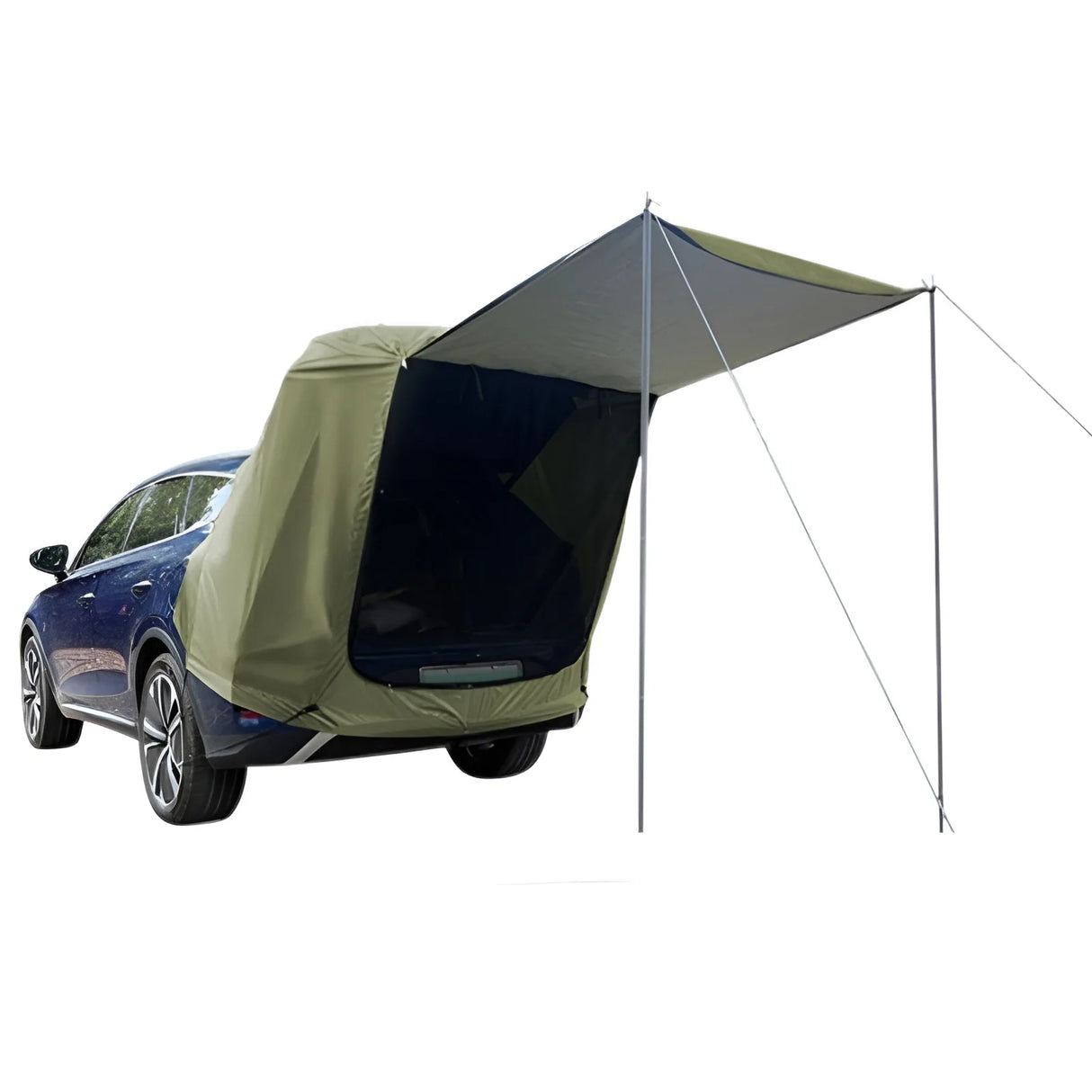 Car Tail Tent Canopy Off-road Camping Picnic Leisure Outdoor Car Tent Sunscreen Waterproof Simple Installation and Storage