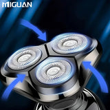 Electric Razor For Men, 3 In 1 Electric Shaver Nose Hair Trimmer USBRechargeable Portable Razor 3D Floating Blade Digital