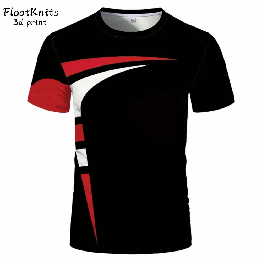 Fashion T-Shirts for Men Summer Men's Clothes O-Neck Man Short Sleeve T-Shirt Simple Quick-Drying Men's Clothing Graphic T Shirt