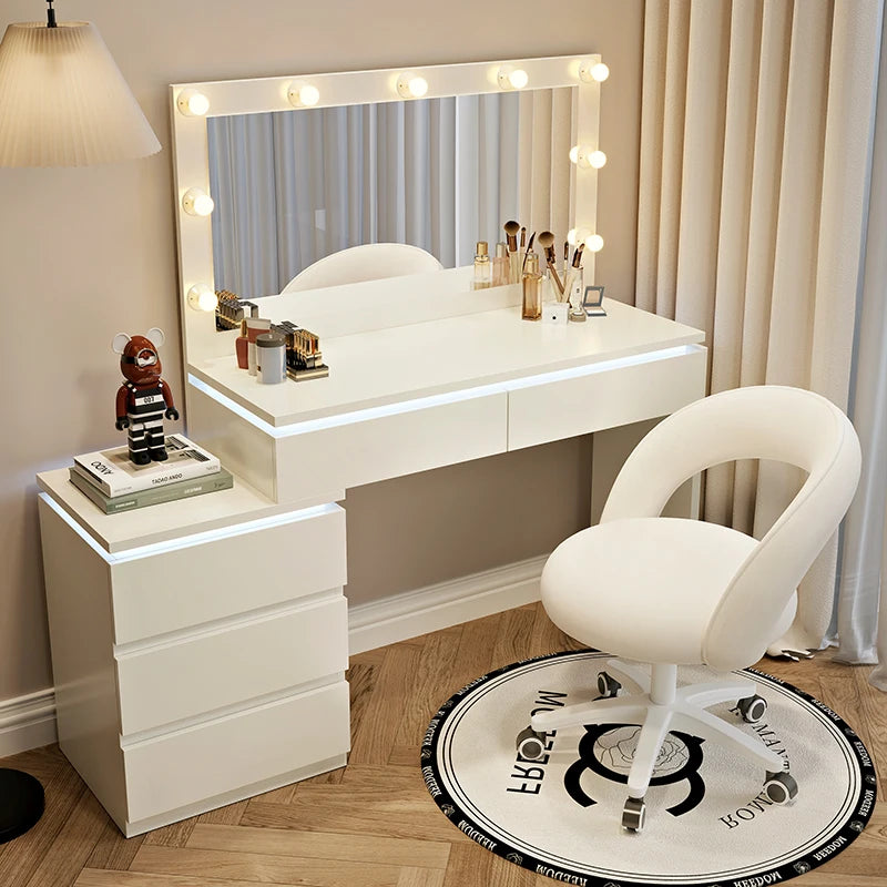 Drawer Organizer Wooden Dressing Table Girls Italian Simple Storage Dressing Table White Makeup Moveis Para Quarto Furnitures
