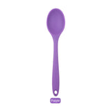 Silicone Spoon Integrated Rice Spoon Multicolor Silica Gel Salad Spoon Cake Baking Spoon Kitchen Cooking Spoon Kitchen Tools