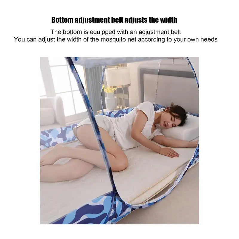 Camping Mesh Net Tent Foldable Mesh Sleeping Net Outdoor Sleeping Screen Houses & Rooms For Canopy Bedroom Patio Beach