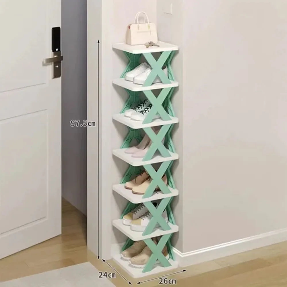Shoes Racks Storage Organizer Detachable Shoe Racks Saves Family Household Rack Multi Layer Simple Shoes Shelf Color Cabinet