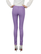 Women Dress Pants Tapered Leg  Colored Stretch Slim Jeans Skinny Trousers  Pockets  for Daily ouc073