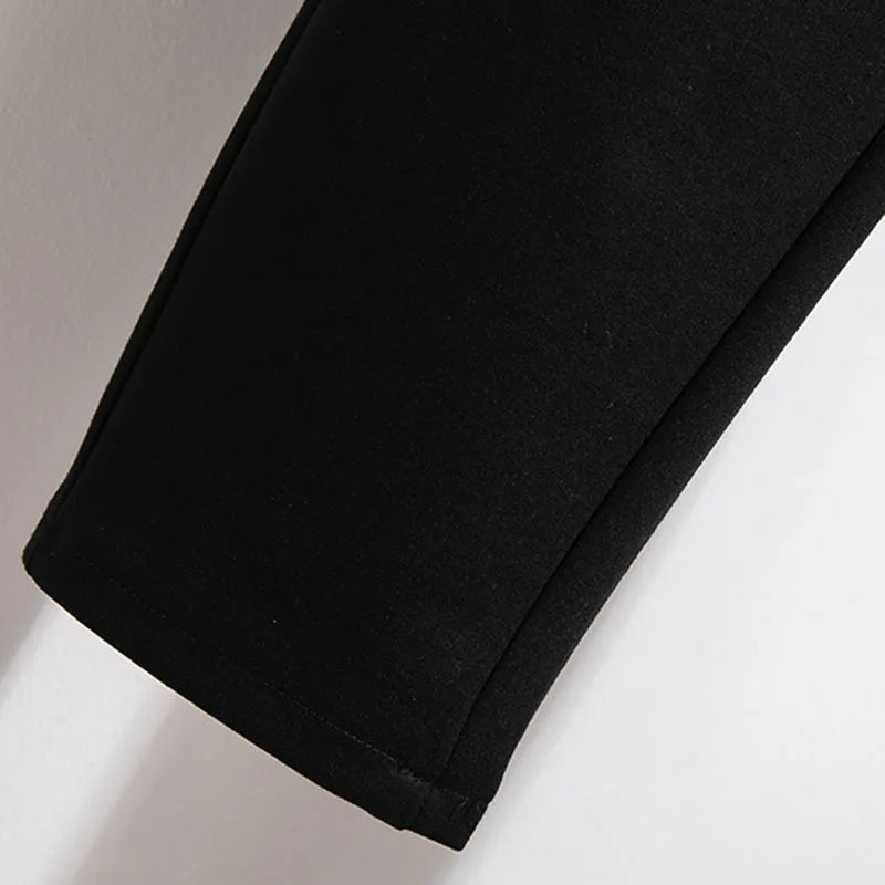 Woolen Pants For Women Harem Pencil Pants 2025 Autumn Winter High Waist Big Stretch Korean Style Casual Lady Suit Pants Trousers