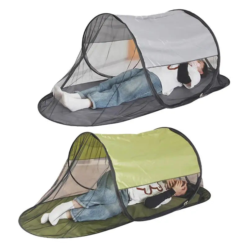 Tents for Camping Foldable Net Tent with Floor Single Person Camping Screen Shelter Portable Screen Houses for Bedding Camping