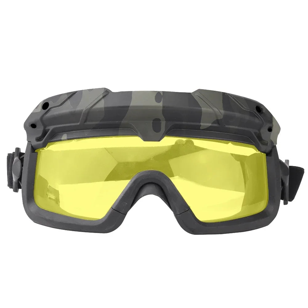 Sports Sunglasses for Men Women 2 Modes Airsoft Goggles Riding Eye Protection for Hiking Paintball Hunting Gear