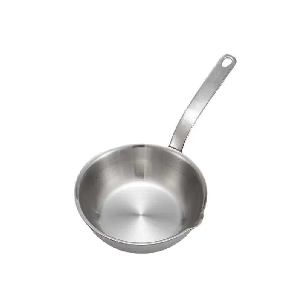 18/10 Stainless Steel Mini Frying Egg Pots and Pans  12cm Cookware Cooking Pot
