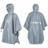 Men Women Raincoat Waterproof Durable Rainwear with Reflective Strip with Reflector Rainproof Poncho