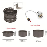 Camping Stove Cookware Combine Set BL100-Q1xb Cooking Pot Pan Stove Set