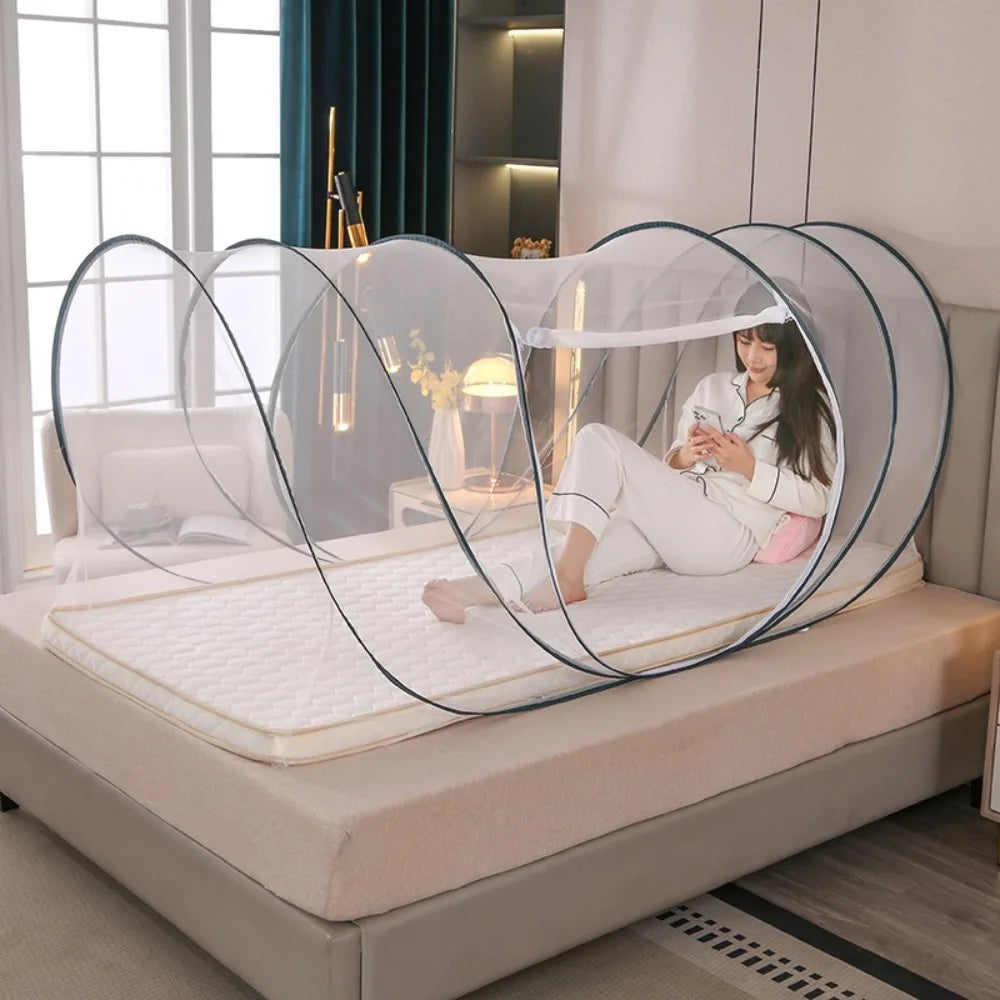 Screen Tent Anti Mosquito Travel Mosquito Net Adjustable Single Folding Mosquito Net Portable Mosquito Net Bed Dormitory