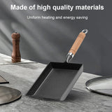 Cast Iron Non Stick Pan Mini Egg Frying Japanese Thickened Pot Non-Stick Tamagoyaki Frying Pan for Home Kitchen Cooking
