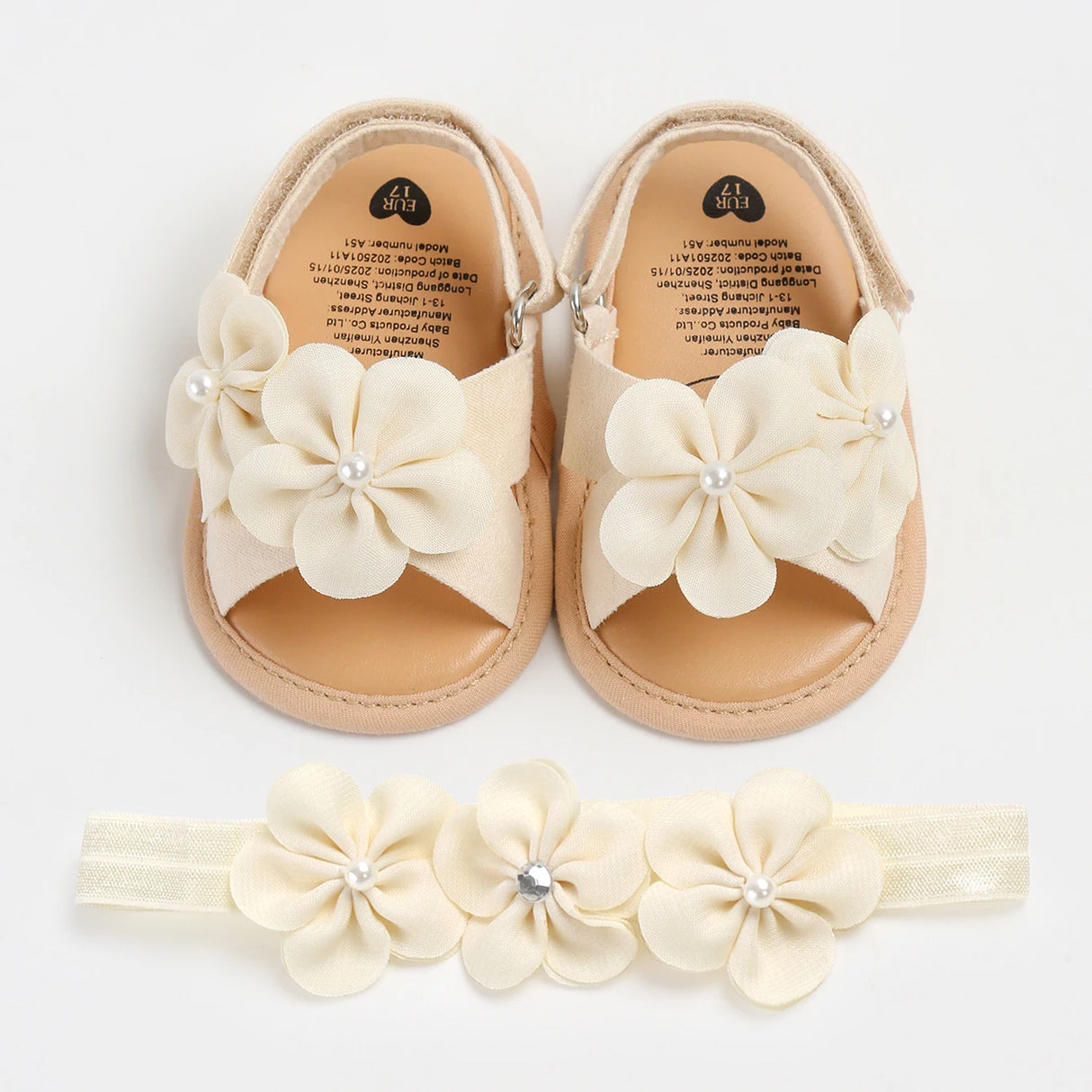 Baby Girls Sandals Summer Shoes Outdoor First Walker Toddler Girls Shoes for Summer