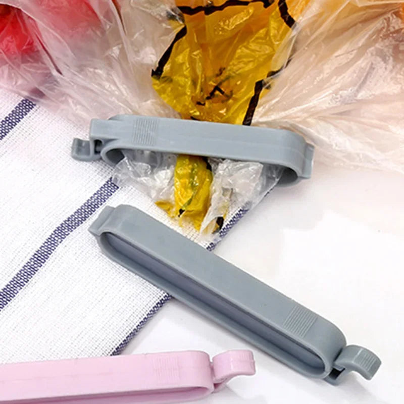Portable Bag Clips Storage Fresh-keeping Sealer Clamp Snack Bags Sealing Clip Food Sealing Clip Plastic Tweezers Kitchen Tools