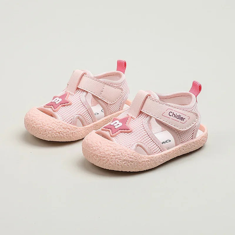 Kids Shoes  Baby Boys Girls Summer Sandals Non-slip Soft Sole Toddler Sandals Breathable Sweat Sandals Sneakers