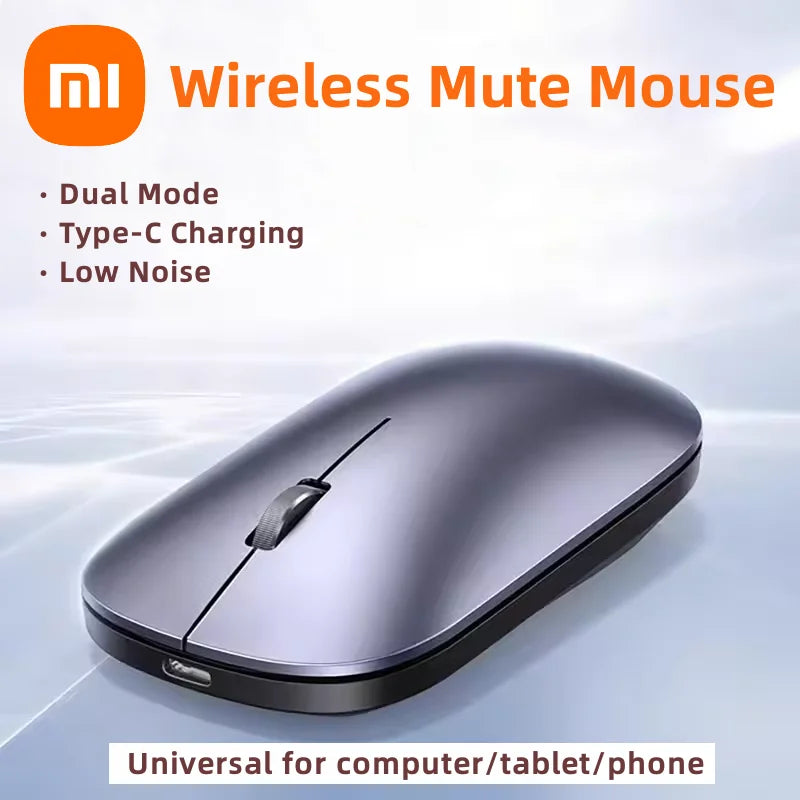 easyown Wireless Mouse Type-C Charging Silent Click Portable Office Ergonomic Laptop Universal Lightweight Office Game No-Noise