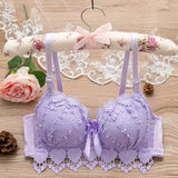 ropa interior femenina Women's Non-Underwire sexy  Bra for women black/white underwear girls lingeries lace beautiful active bra