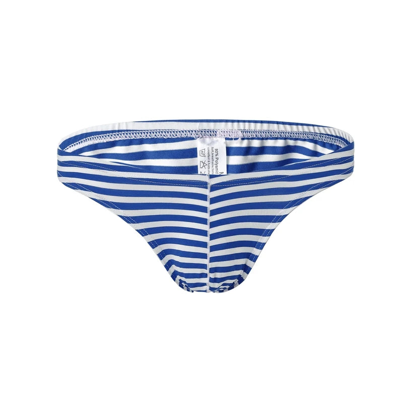 Men's Briefs Panties Men Cotton Underwear Briefs Breathable Cuecas Striped Brief U Pouch Panties for Men Sexy Underpants Shorts