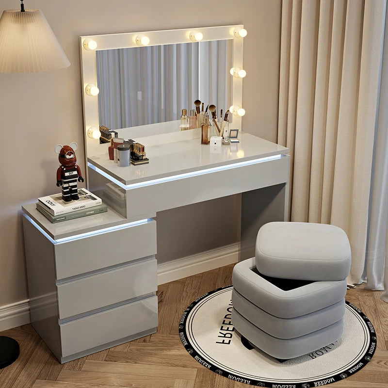 Drawer Organizer Wooden Dressing Table Girls Italian Simple Storage Dressing Table White Makeup Moveis Para Quarto Furnitures