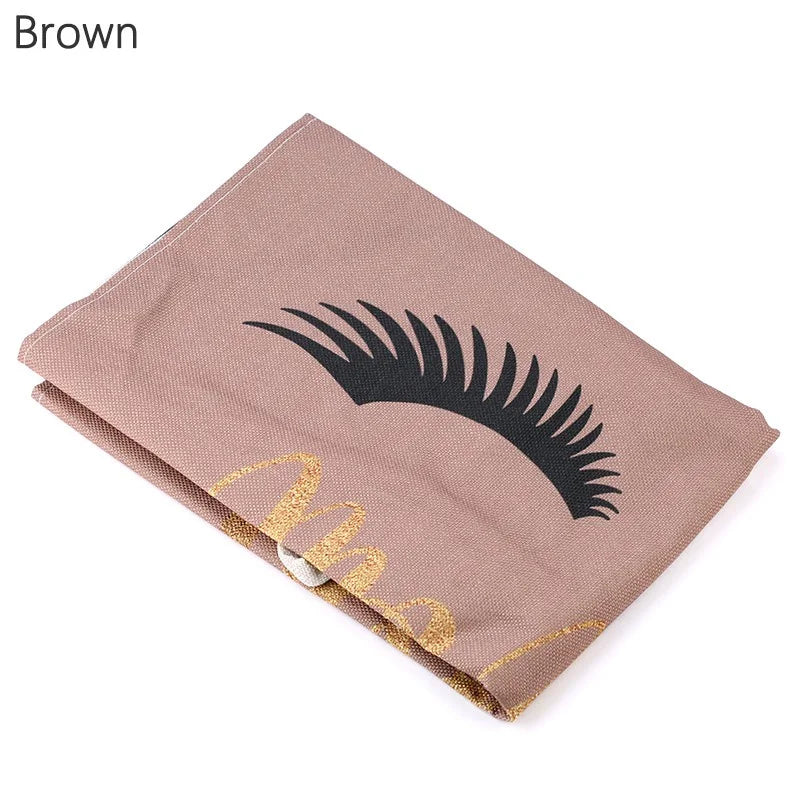 Eyelash Extension Cleaning Aprons Professional Bronzing Eyelash Pattern Apron Grafting False Eyelashes For Adult Makeup Tools
