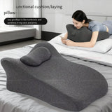 Bed Cushion Pillow for Sleeping Reading Relaxing Lounge Back Support Multi-Use Comfortable Bed Pillow for Bed Sofa Bedside Use