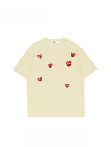 Short-sleeved T-shirts for men are a trendy summer fashion choice, featuring loose and casual prints from trendy brands