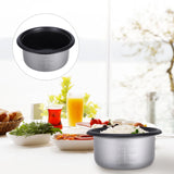 Inner Cooking Pot Rice Cooker Liner Pot Cooking Cake Baking Bowl Cooking Pot Replacement Accessories Supply Alloy Pans Nonstick