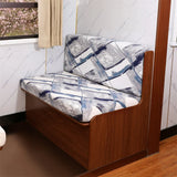 2pcs/set Elastic RV Dinette Cushions Covers Floral Print Spandex Armless Sofa Cover Camper Car Bench Cover Furniture Protector